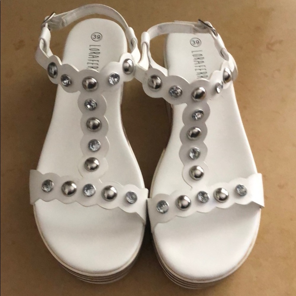 Lora Ferres studded platform sandals